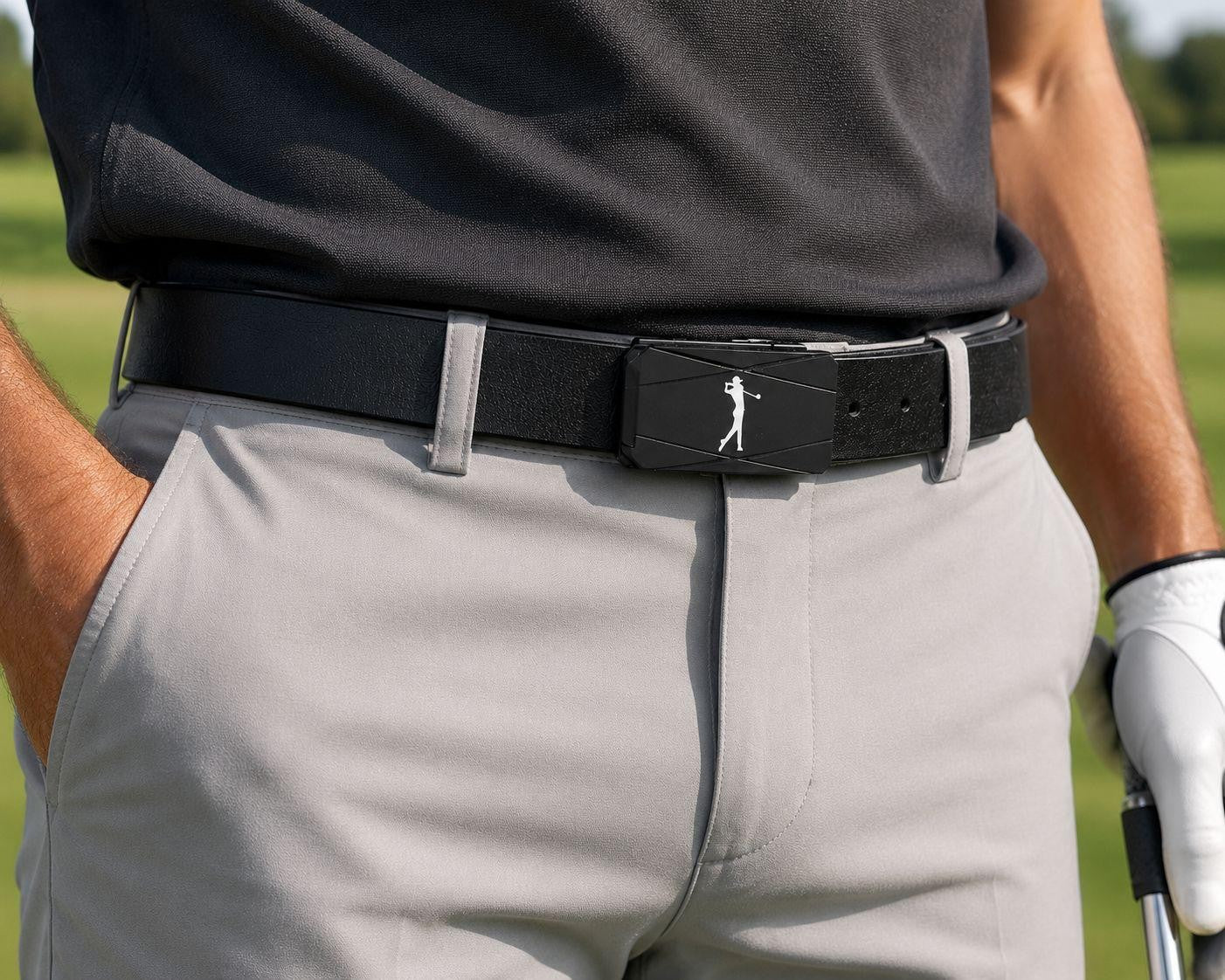 Men's Automatic Buckle Golf Belt